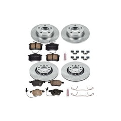 Power Stop KOE639 Autospecialty - 1-Click Daily Driver Brake Kits (Front And Rear) for 1998-2004 Audi A6 Quattro product image