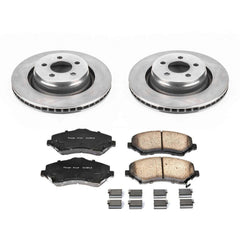 Power Stop KOE6395 Autospecialty 1-Click Daily Driver Plain Rotor Front Brake Kit for 2008-2012 Dodge Nitro product image