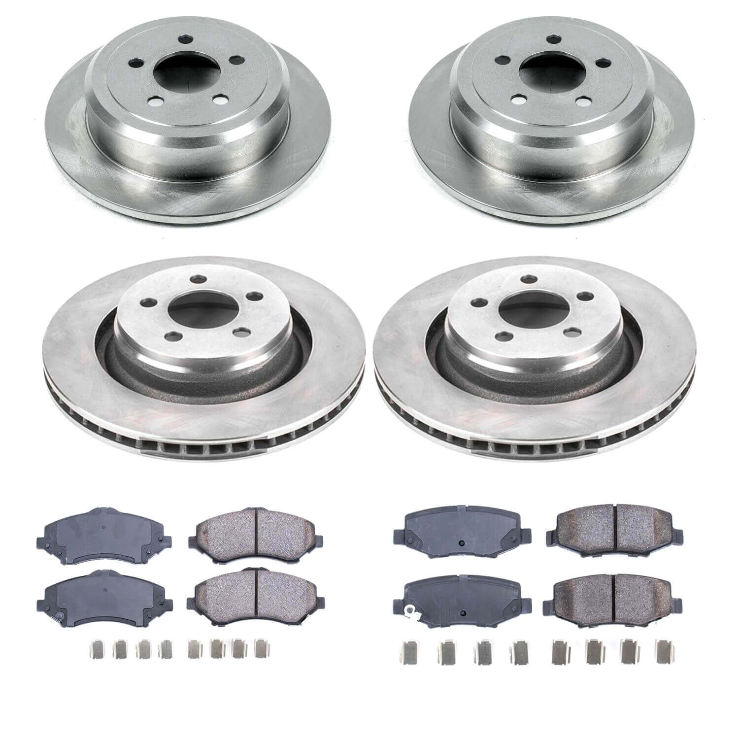 Power Stop KOE6396 Autospecialty 1-Click Daily Driver Front And Rear Brake Kit for 2008-2012 Dodge Nitro product image