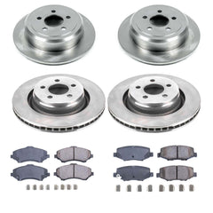 Power Stop KOE6396 Autospecialty 1-Click Daily Driver Front And Rear Brake Kit for 2008-2012 Dodge Nitro product image