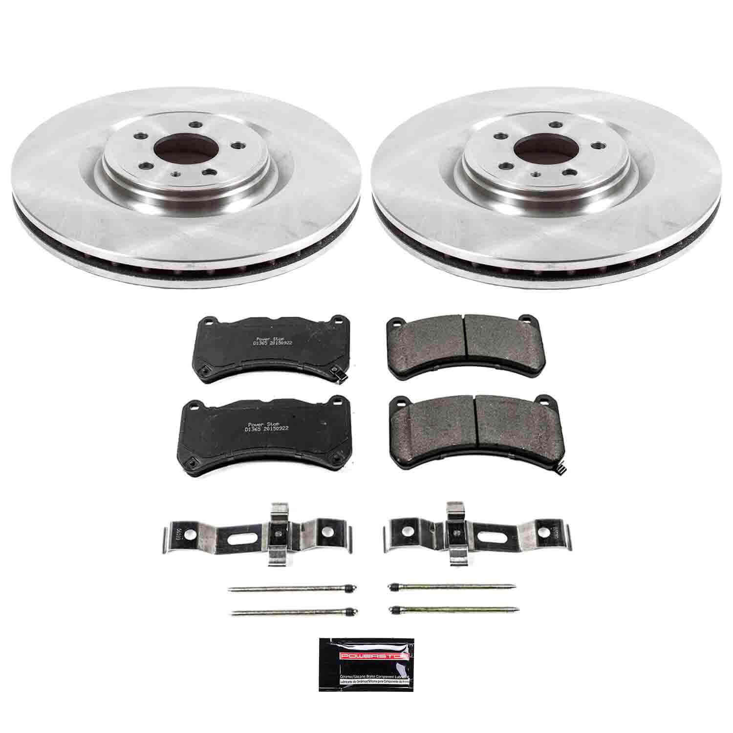 Power Stop KOE6400 Autospecialty - 1-Click Daily Driver Brake Kits (Front) for 2013-2014 Ford Mustang product image