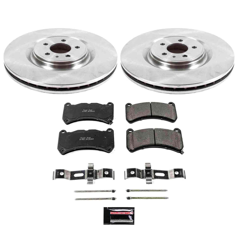 Power Stop KOE6400 Autospecialty - 1-Click Daily Driver Brake Kits (Front) for 2013-2014 Ford Mustang product image