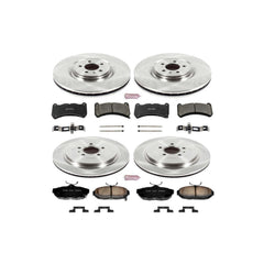 Power Stop KOE6401 Autospecialty - 1-Click Daily Driver Brake Kits (Front And Rear) for 2013-2014 Ford Mustang product image