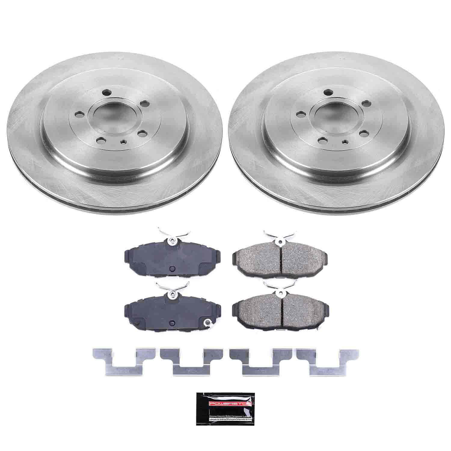 Power Stop KOE6402 Autospecialty - 1-Click Daily Driver Brake Kits (Rear) for 2013-2014 Ford Mustang product image