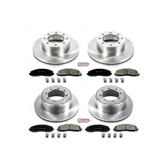 Power Stop KOE6404 Autospecialty 1-Click Daily Driver Front And Rear Brake Kit for 2013-2022 Ford F-350 Super Duty product image