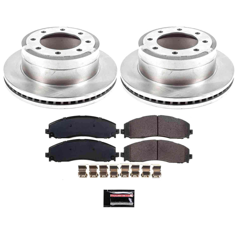 Power Stop KOE6407 Autospecialty - 1-Click Daily Driver Brake Kits (Rear) for 2012-2022 Ford F-250 Super Duty product image