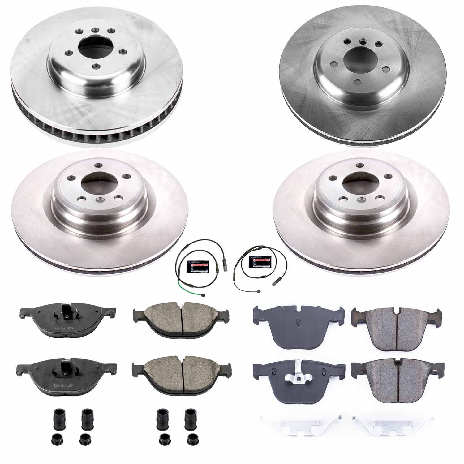 Power Stop KOE6415 Autospecialty 1-Click Daily Driver Front And Rear Brake Kit for 2010-2017 BMW 550I GT product image