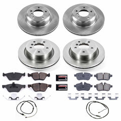 Power Stop KOE6417 Autospecialty 1-Click Daily Driver Front And Rear Brake Kit for 2010-2016 BMW Z4 product image