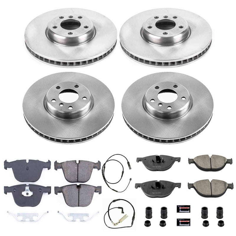 Power Stop KOE6421 Autospecialty 1-Click Daily Driver Front And Rear Brake Kit for 2013-2015 BMW Activehybrid 7 product image