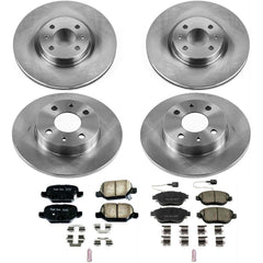 Power Stop KOE6427 Autospecialty 1-Click Daily Driver Front And Rear Brake Kit for 2012-2019 Fiat 500 product image
