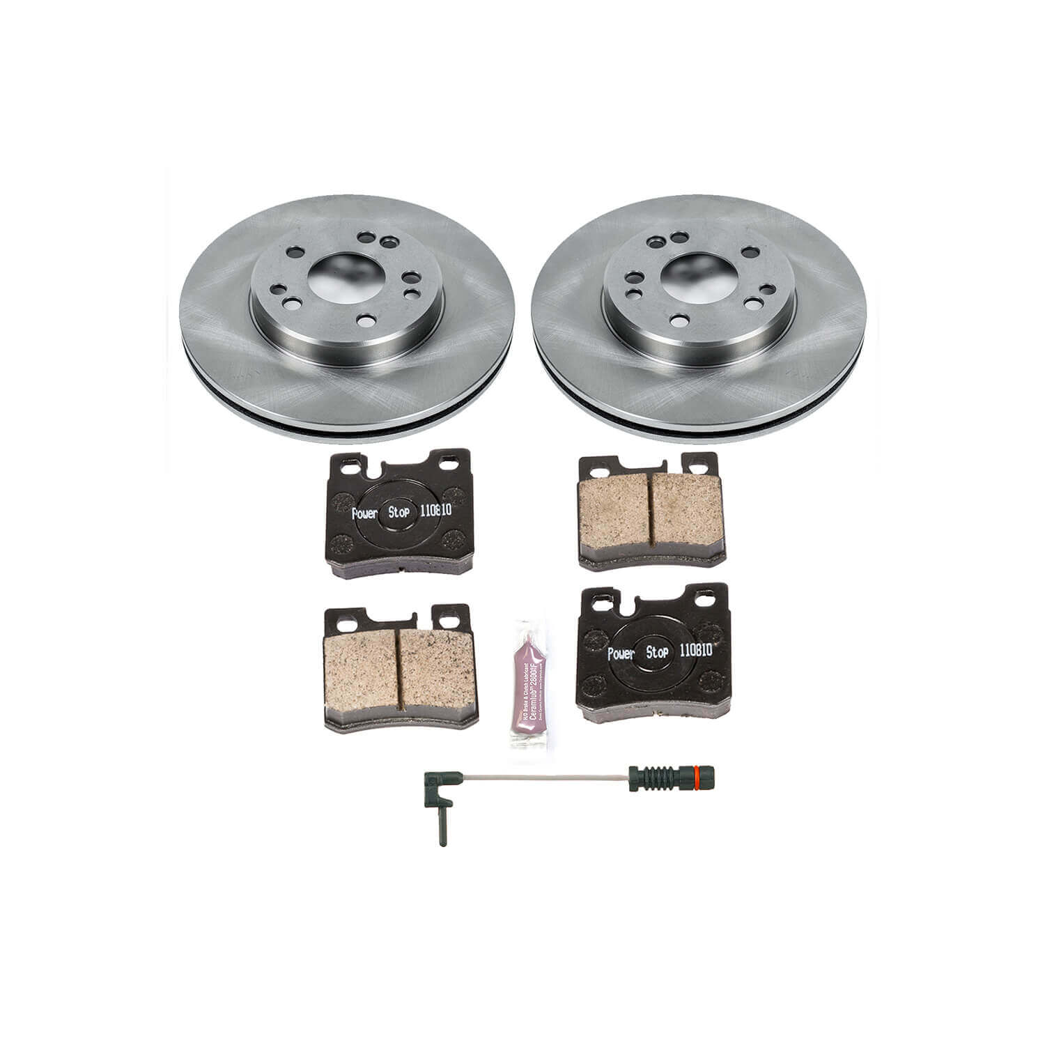Power Stop KOE6464 Autospecialty - 1-Click Daily Driver Brake Kits (Front) for 1990-1993 Mercedes-Benz 300CE product image