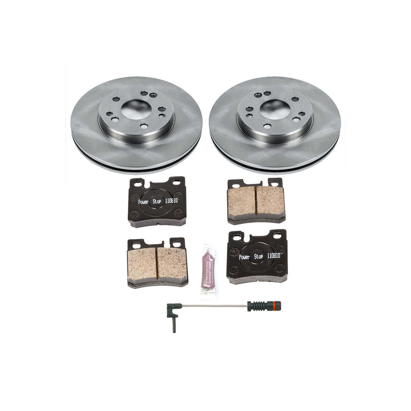 Power Stop KOE6464 Autospecialty - 1-Click Daily Driver Brake Kits (Front) for 1990-1993 Mercedes-Benz 300CE product image