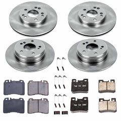 Power Stop KOE6465 Autospecialty - 1-Click Daily Driver Brake Kits (Front And Rear) for 1990-1993 Mercedes-Benz 300CE product image