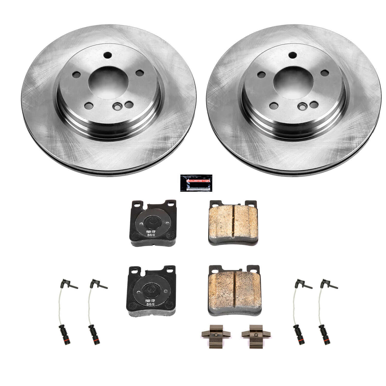 Power Stop KOE6472 Autospecialty 1-Click Daily Driver Rear Brake Kit for 1998-2000 Mercedes-Benz C43 AMG product image