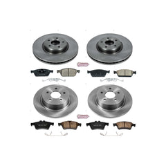 Power Stop KOE6478 Autospecialty - 1-Click Daily Driver Brake Kits (Front And Rear) for 2013-2018 Ford Escape product image