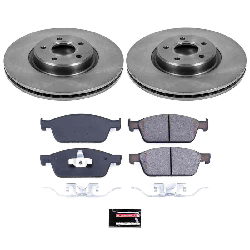 Power Stop KOE6479 Autospecialty - 1-Click Daily Driver Brake Kits (Front) for 2013-2014 Ford Focus product image