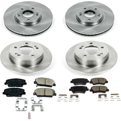 Power Stop KOE6485 Autospecialty - 1-Click Daily Driver Brake Kits (Front And Rear) for 2013-2015 Hyundai Veloster product image