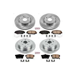 Power Stop KOE6489 Autospecialty - 1-Click Daily Driver Brake Kits (Front And Rear) for 2012-2016 Honda CR-V product image