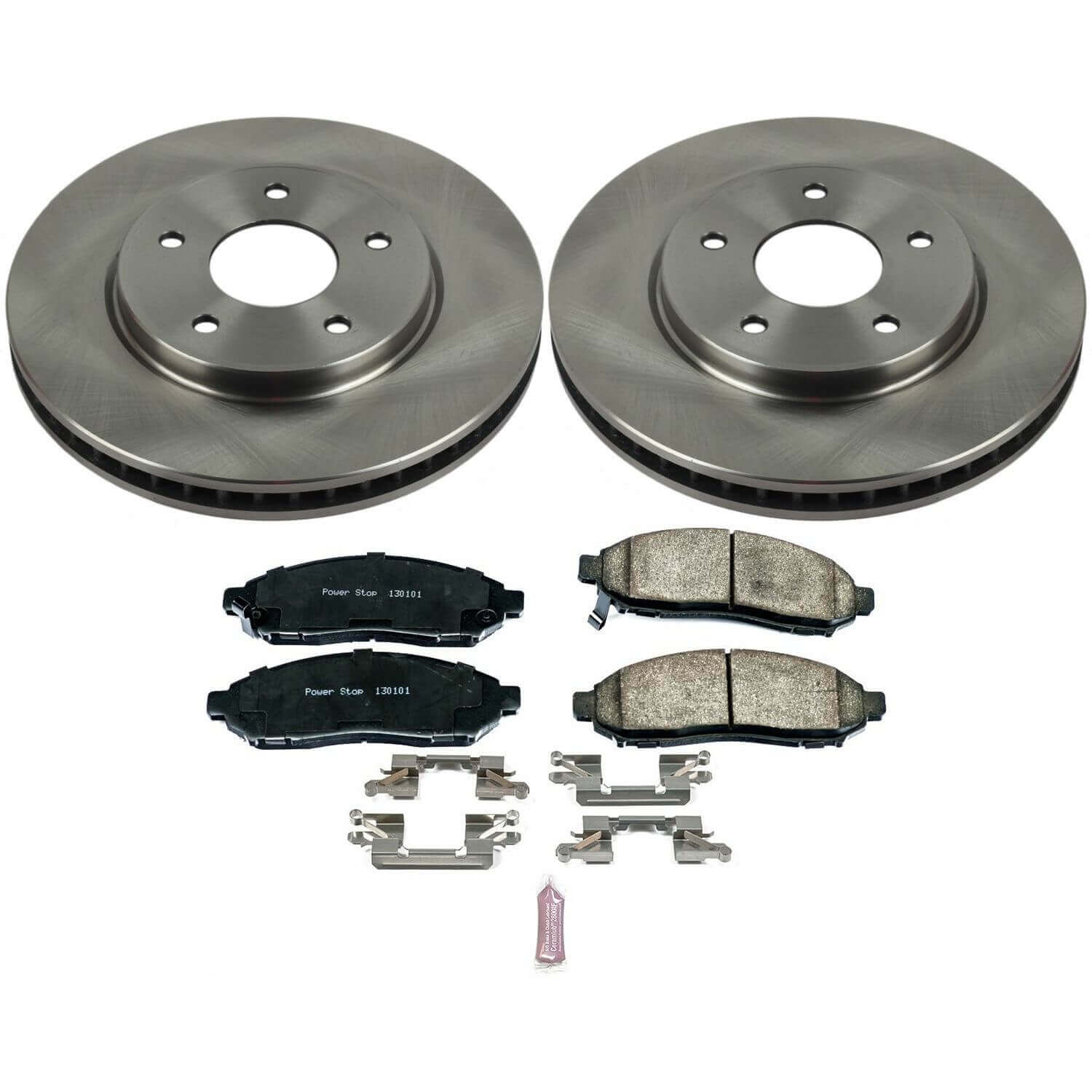 Power Stop KOE6492 Autospecialty 1-Click Daily Driver Front Brake Kit for 2011-2021 Chevrolet City Express product image