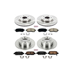 Power Stop KOE6495 Autospecialty - 1-Click Daily Driver Brake Kits (Front And Rear) for 2013-2024 Nissan Altima product image