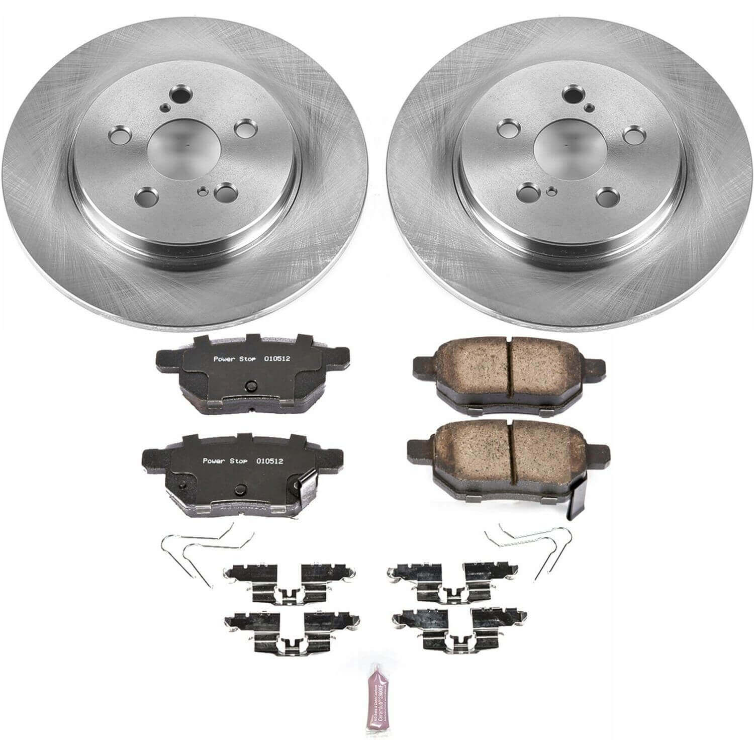 Power Stop KOE6498 Autospecialty 1-Click Daily Driver Rear Brake Kit for 2011-2017 Lexus CT200H product image