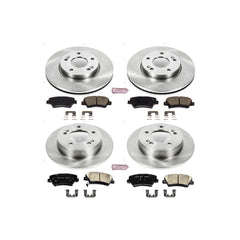 Power Stop KOE6506 Autospecialty - 1-Click Daily Driver Brake Kits (Front And Rear) for 2012-2017 Hyundai Elantra GT product image