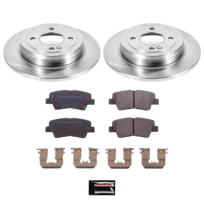 Power Stop KOE6507 Autospecialty - 1-Click Daily Driver Brake Kits (Rear) for 2012-2022 Hyundai Accent product image