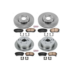 Power Stop KOE6511 Autospecialty 1-Click Daily Driver Front And Rear Brake Kit for 2012-2016 Kia Sportage product image
