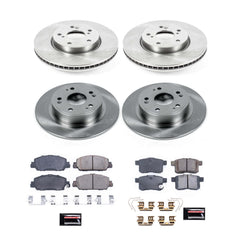 Power Stop KOE6516 Autospecialty - 1-Click Daily Driver Brake Kits (Front And Rear) for 2013-2017 Honda Accord product image