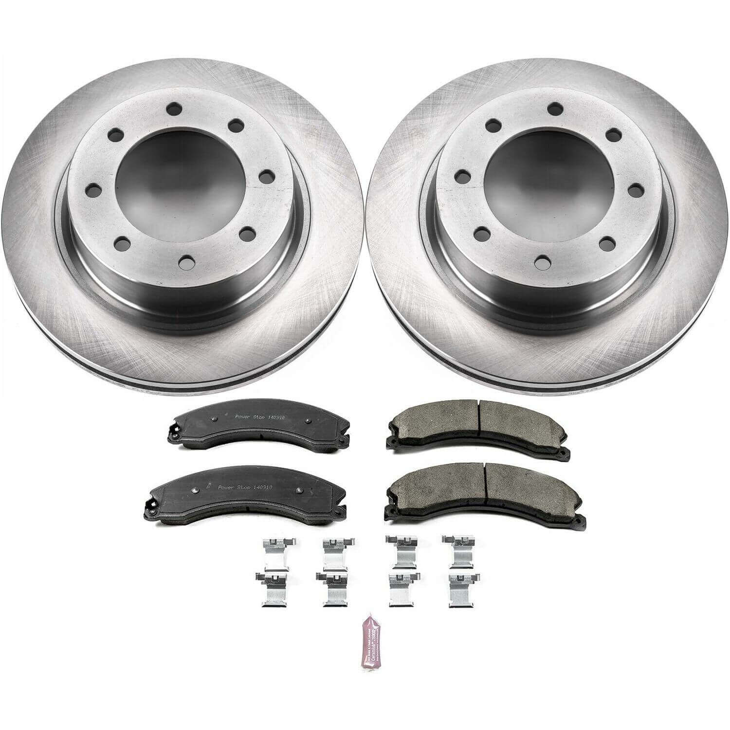 Power Stop KOE6518 Autospecialty 1-Click Daily Driver Front Brake Kit for 2012-2021 Nissan NV1500 product image