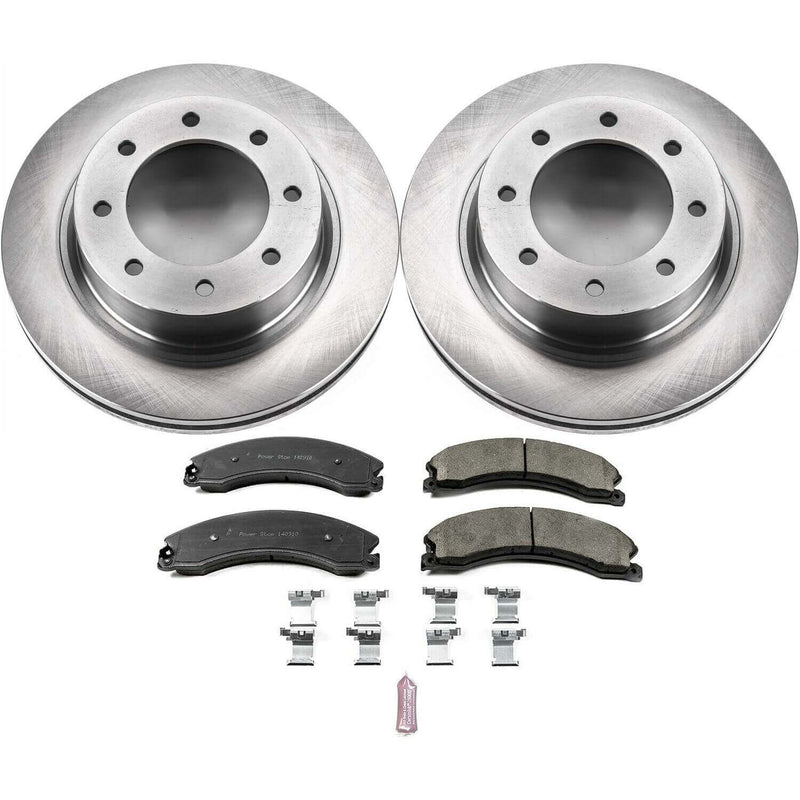 Power Stop KOE6518 Autospecialty 1-Click Daily Driver Front Brake Kit for 2012-2021 Nissan NV1500 product image