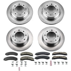 Power Stop KOE6519 Autospecialty 1-Click Daily Driver Front And Rear Brake Kit for 2012-2021 Nissan NV1500 product image