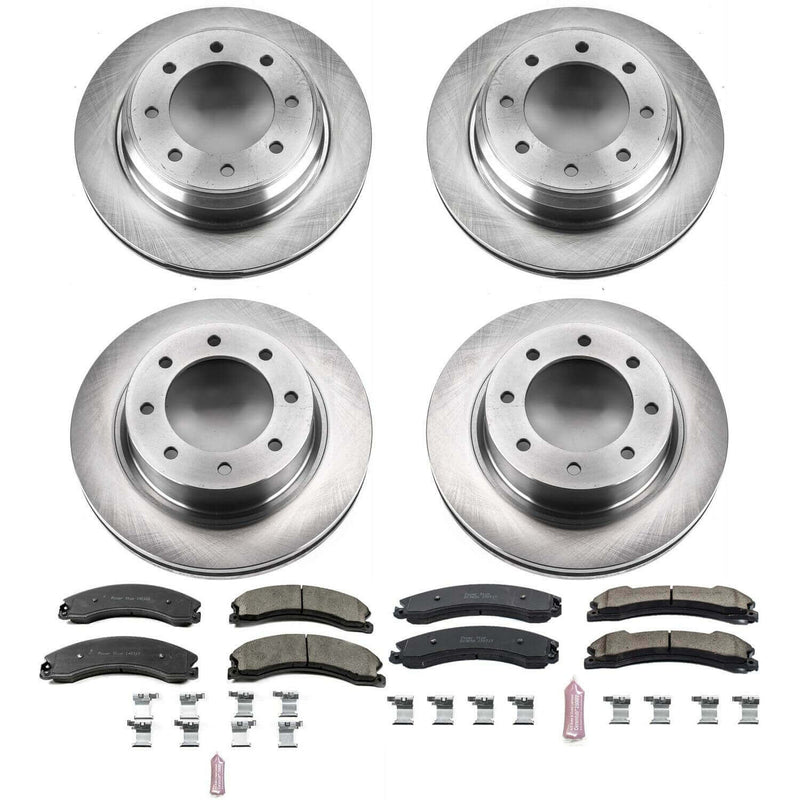Power Stop KOE6519 Autospecialty 1-Click Daily Driver Front And Rear Brake Kit for 2012-2021 Nissan NV1500 product image