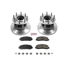 Power Stop KOE6526 Autospecialty 1-Click Daily Driver Plain Rotor Front Brake Kit for 2012 Ford F-350 Super Duty product image