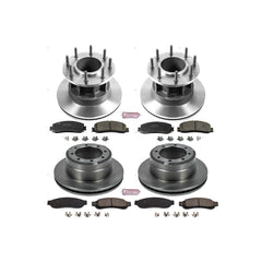 Power Stop KOE6527 Autospecialty 1-Click Daily Driver Front And Rear Brake Kit for 2012 Ford F-350 Super Duty product image