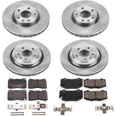 Power Stop KOE6529 Autospecialty - 1-Click Daily Driver Brake Kits (Front And Rear) for 2014-2016 Chevrolet Corvette product image
