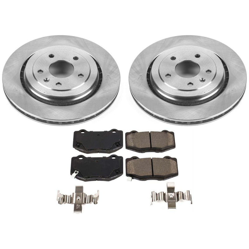 Power Stop KOE6530 Autospecialty - 1-Click Daily Driver Brake Kits (Rear) for 2014-2019 Chevrolet Corvette product image