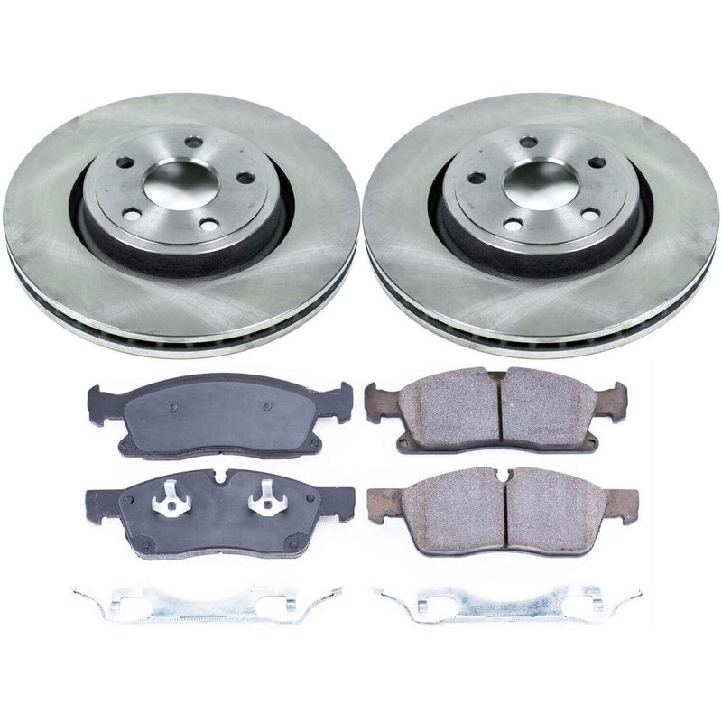 Power Stop KOE6536 Autospecialty - 1-Click Daily Driver Brake Kits (Front) for 2012-2020 Dodge Durango product image