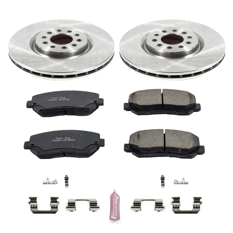 Power Stop KOE6538 Autospecialty - 1-Click Daily Driver Brake Kits (Front) for 2014-2022 Chrysler 200 product image