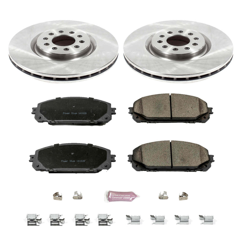 Power Stop KOE6540 Autospecialty - 1-Click Daily Driver Brake Kits (Front) for 2014-2015 Jeep Cherokee product image