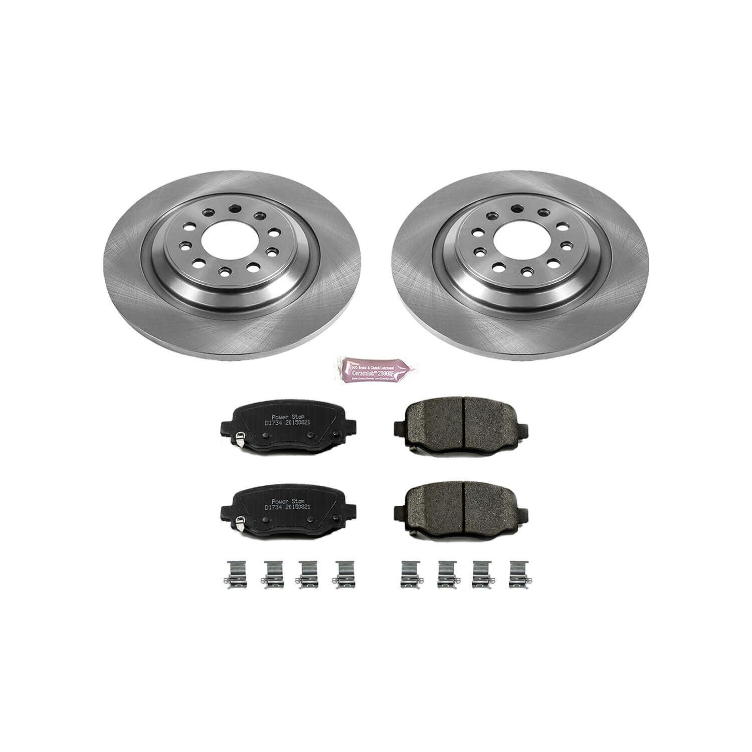Power Stop KOE6542 Autospecialty - 1-Click Daily Driver Brake Kits (Rear) for 2014-2023 Jeep Cherokee product image