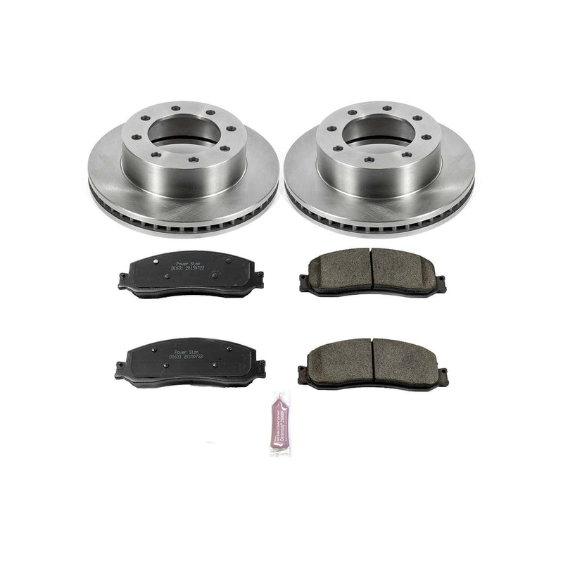 Power Stop KOE6545 Autospecialty - 1-Click Daily Driver Brake Kits (Front) for 2012 Ford F-250 Super Duty product image