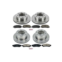 Power Stop KOE6547 Autospecialty - 1-Click Daily Driver Brake Kits (Front And Rear) for 2012 Ford F-250 Super Duty product image