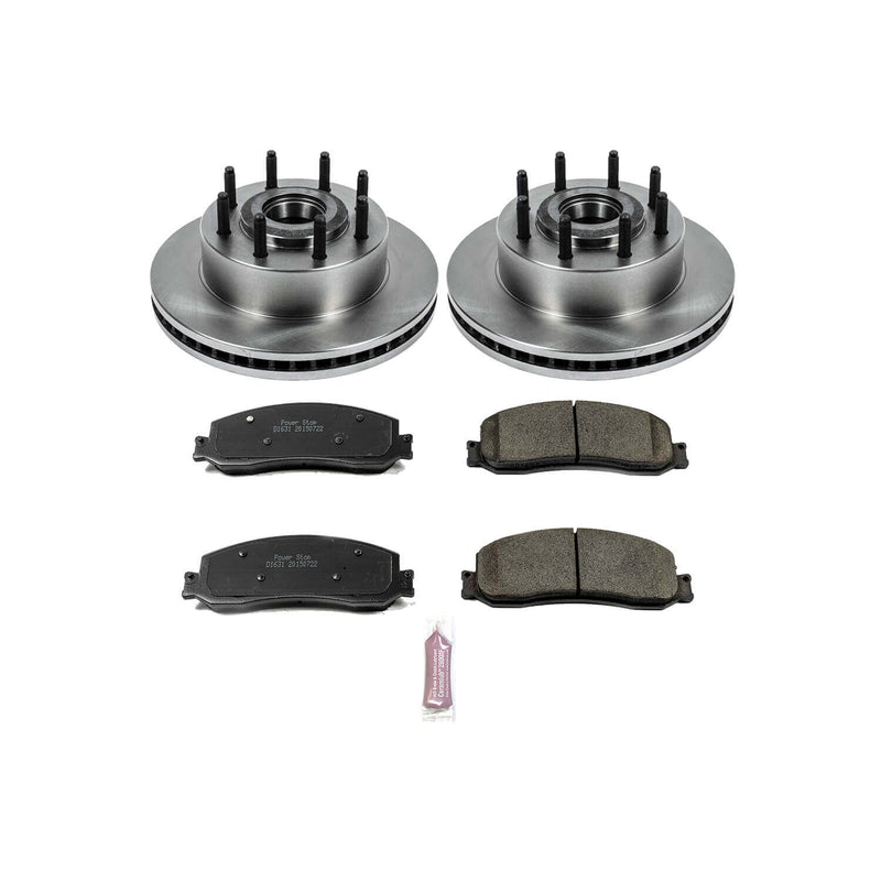 Power Stop KOE6550 Autospecialty - 1-Click Daily Driver Brake Kits (Front) for 2012 Ford F-250 Super Duty product image
