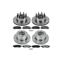 Power Stop KOE6551 Autospecialty - 1-Click Daily Driver Brake Kits (Front And Rear) for 2012 Ford F-250 Super Duty product image