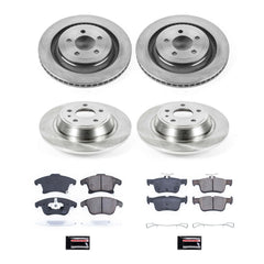 Power Stop KOE6556 Autospecialty - 1-Click Daily Driver Brake Kits (Front And Rear) for 2013-2016 Ford Fusion product image