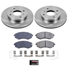 Power Stop KOE656 Autospecialty - 1-Click Daily Driver Brake Kits (Front) for 1996-2006 Nissan 240SX product image