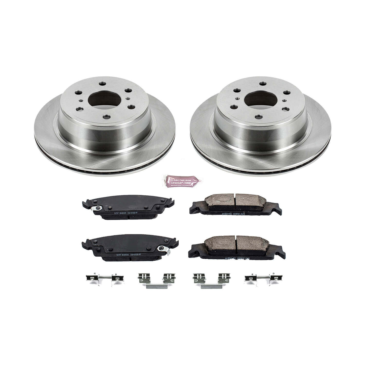 Power Stop KOE6562 Autospecialty - 1-Click Daily Driver Brake Kits (Rear) for 2014-2020 Cadillac Escalade product image