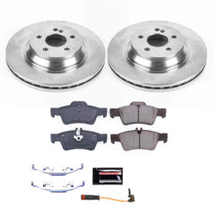 Power Stop KOE6568 Autospecialty 1-Click Daily Driver Plain Rotor Rear Brake Kit for 2007-2014 Mercedes-Benz CL550 product image