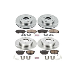 Power Stop KOE657 Autospecialty - 1-Click Daily Driver Brake Kits (Front And Rear) for 1996-1998 Nissan 240SX product image